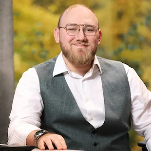 Kevin Golub, responsable du service interne chez Neho